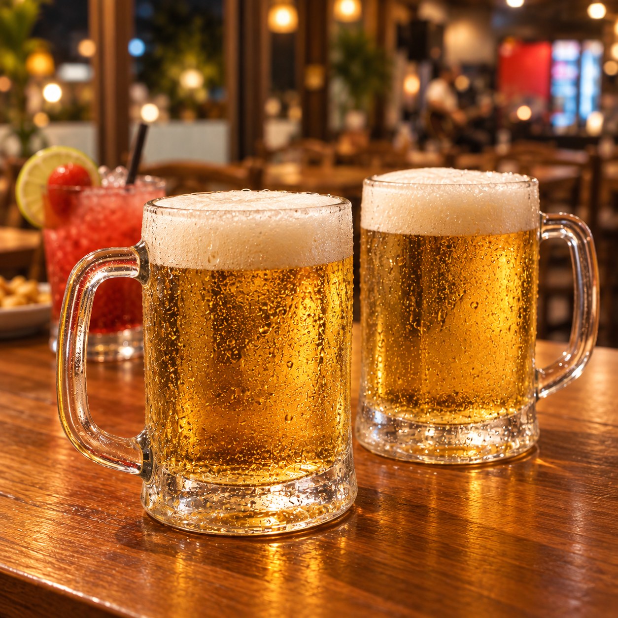 Canecas de chopp gelado